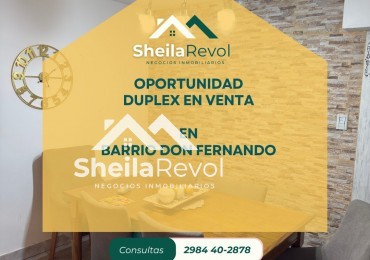 DUPLEX EN VENTA
